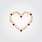 Heart Vine Wall Stencil by Designer Stencils