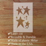 Highlights for the Antique Stars Stencil