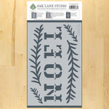 Traditional Noel Craft Stencil in packaging