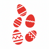 Easter Eggs Craft Stencil by Designer Stencils