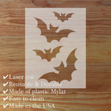 Stencil Highlights for the Halloween Bats Craft Stencil