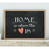 Home is Where the Heart Is Wall Stencil by Designer Stencils