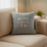 Home is Where the Heart Is Wall Stencil