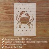 Laser cut Mylar sheet with a design on a wooden surface, featuring text about its properties.