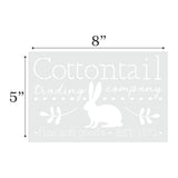 Cottontail Trading Wall Stencil