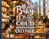 Baby It's Cold Outside Stencil  by Designer Stencils   