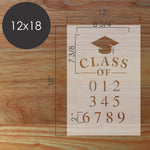 Graduation Year Craft Stencil
