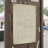 Kissing Booth Wall Stencil by Designer Stencils