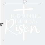 For He Has Risen Stencil