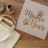 Mama Bear Craft Stencil