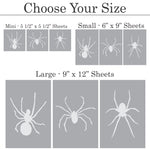 Halloween Spiders Window Stencil Set