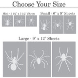 Halloween Spiders Window Stencil Set