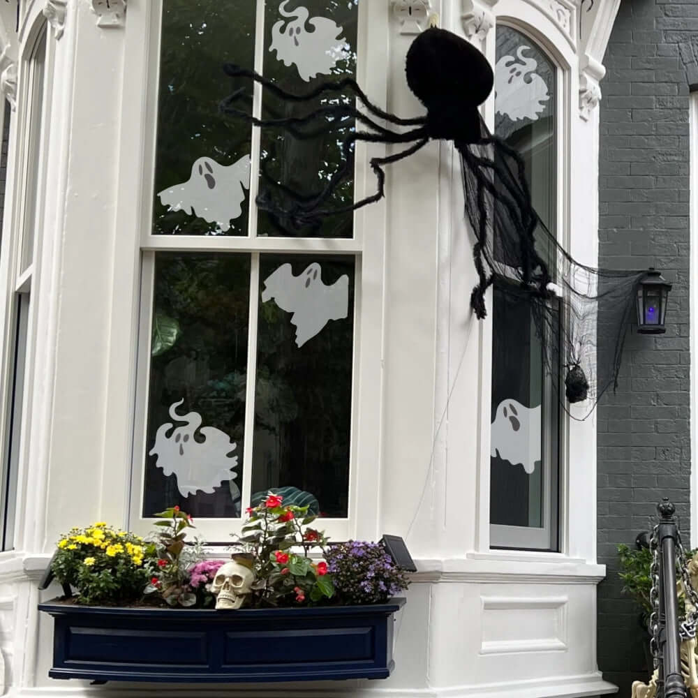 Halloween Ghosts Window Stencils | Halloween Storefronts