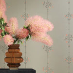 Floral Stripe Wall Stencil