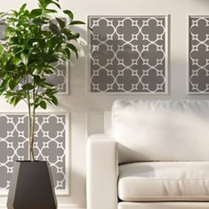 Parisian Fretwork Allover Wall Stencil