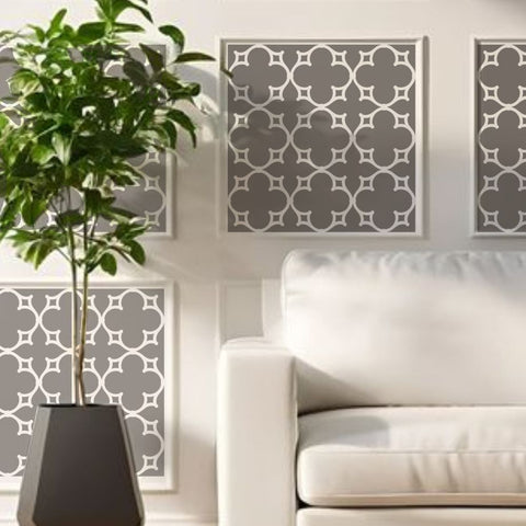 Parisian Fretwork Allover Wall Stencil