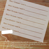When I Graduate I want to Repeating Line Stencil