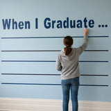 When I Graduate Headline Wall Stencil