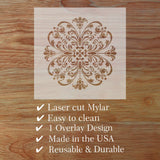 Turn of the Century Medallion Stencil