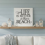 Life is Better at the Beach Stencil (10 mil plastic)