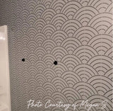 Rainbow Dreams All Over Wall Stencil