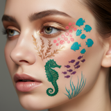 Under the Sea Face Painting Stencil Set