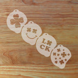 St. Patrick's Day Face Painting Stencil Set