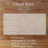 Clouds Wall Stencil