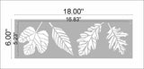Leaves Border Wall Stencil by Designer Stencils