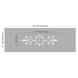 Amiens French Heritage Border Wall Stencil