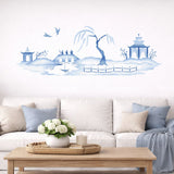 Blue Willow Wall Stencil