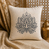Mandala pattern on a pillow