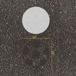 Soccer Parking Space Stencil