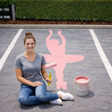 Ballet Parking Space Stencil