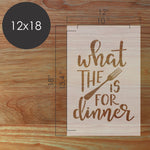 What the Fork Poster Art Stencil