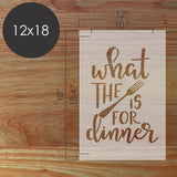 What the Fork Poster Art Stencil