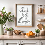What the Fork Poster Art Stencil