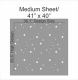 Starfield Wall Stencil