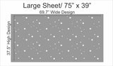 Starfield Wall Stencil