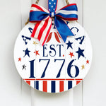 America 1776 Round Sign Stencil