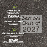 Neon Class of Parking Space Stencil