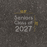 Neon Class of Parking Space Stencil