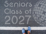 Neon Class of Parking Space Stencil