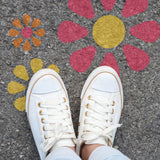Flowers Parking Space Stencil