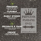 Princess Parking Only Parking Space Stencil