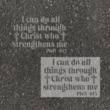 Philippians Bible Verse Parking Space Stencil