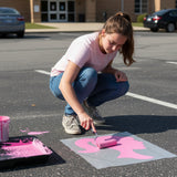 Doll Head Parking Space Stencil