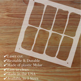 Paver Stones Wall Stencil