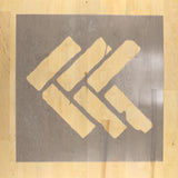 Herringbone Brick Wall Stencil