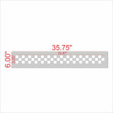 Checker Border Wall Stencil